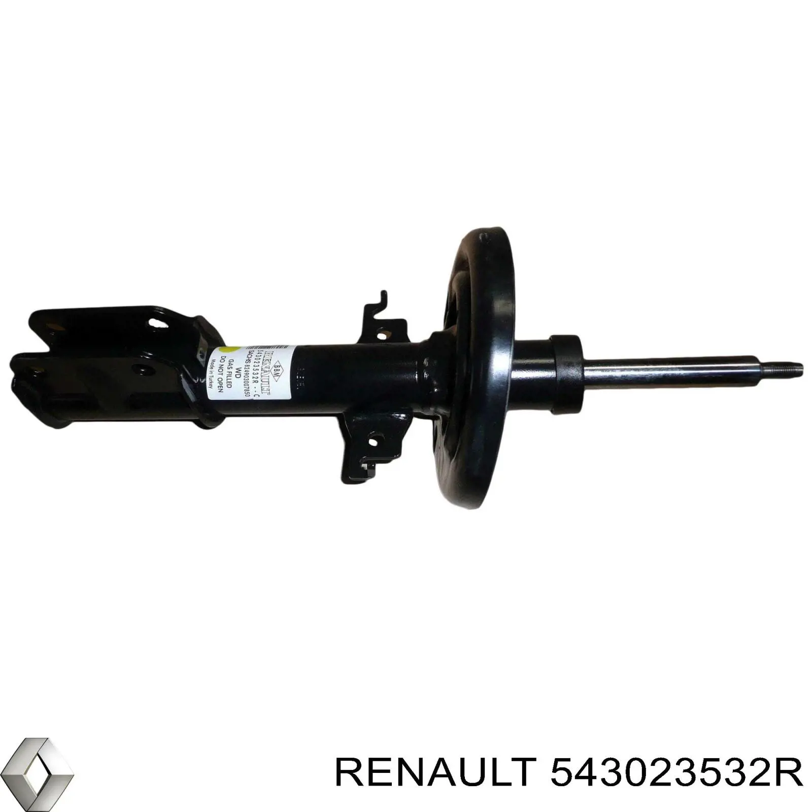 Do koszyka 543023532R Renault (RVI) Amortyzator przedni