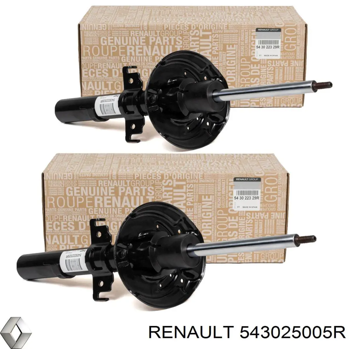 543025005R Renault (RVI) Amortyzator przedni