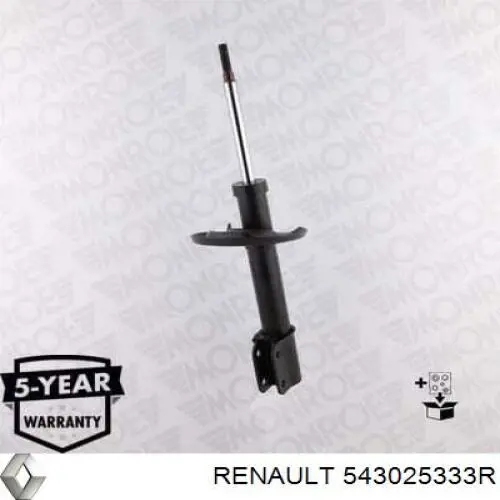 Amortyzator przedni Renault (RVI) 543025333R cena, od 49,62 USD