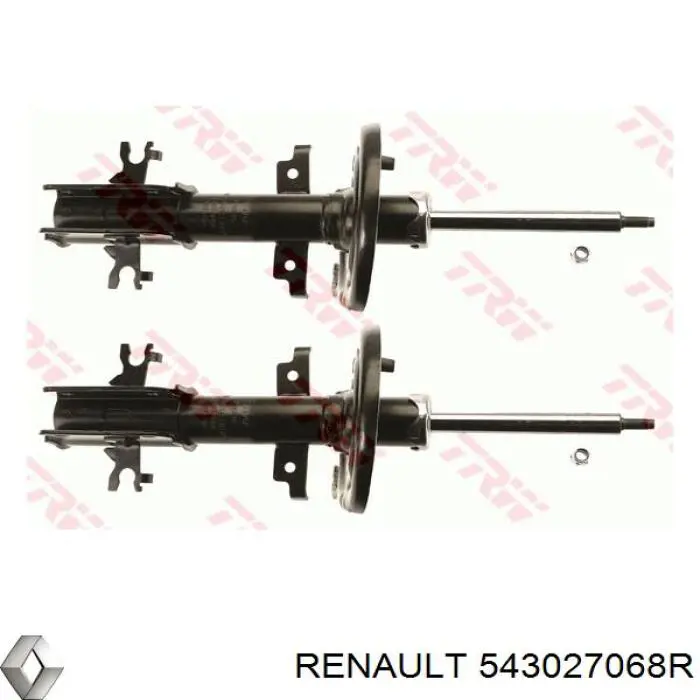 Amortyzator przedni Renault (RVI) 543027068R cena, od 91,91 USD