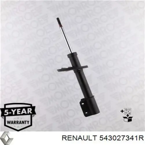 Amortyzator przedni Renault (RVI) 543027341R cena, od 50,16 USD