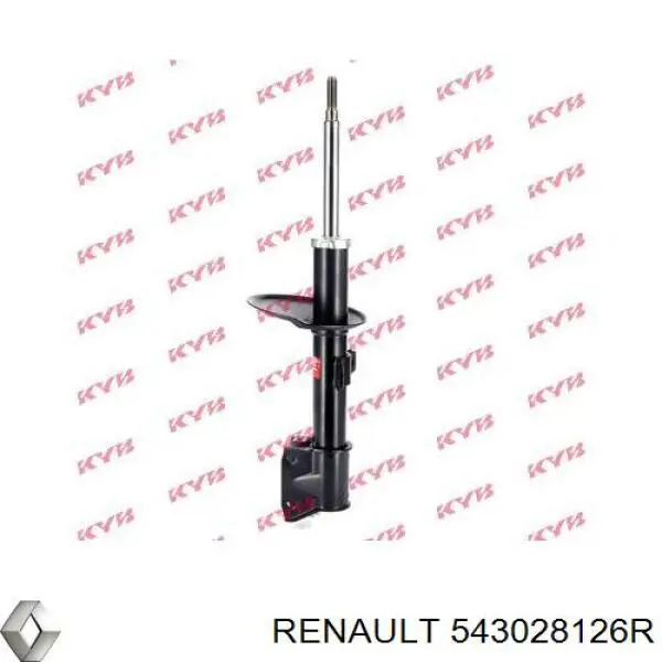 543028126R Renault (RVI) Amortyzator przedni