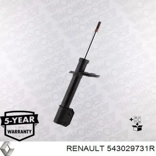 543029731R Renault (RVI) Amortyzator przedni