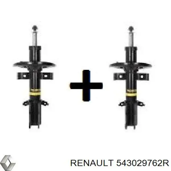 543029762R Renault (RVI) Amortyzator przedni