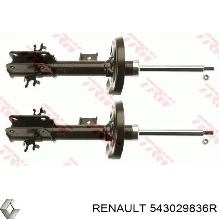 Amortyzator przedni prawy Renault (RVI) 543029836R cena, od 129,40 USD