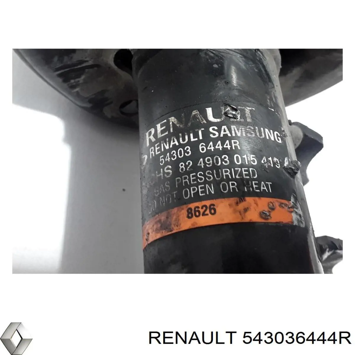Do koszyka 543030343R Renault (RVI) Amortyzator przedni lewy