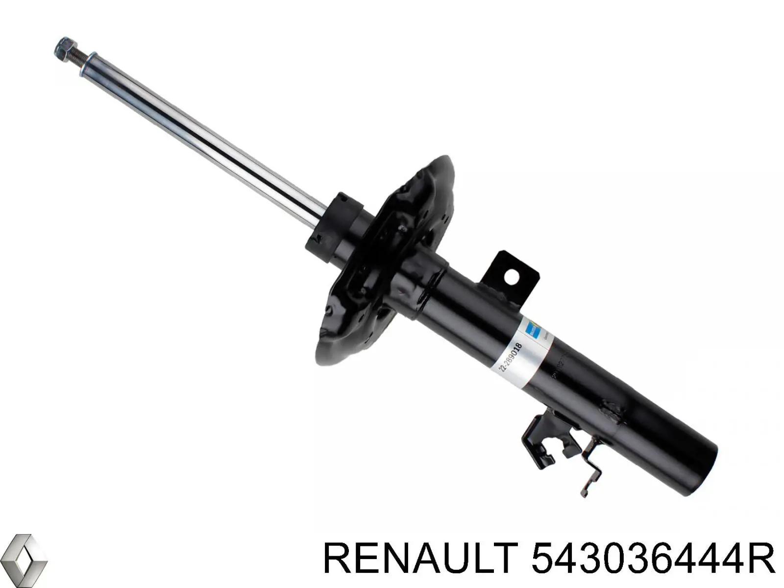 Amortyzator przedni lewy 543030343R Renault (RVI)