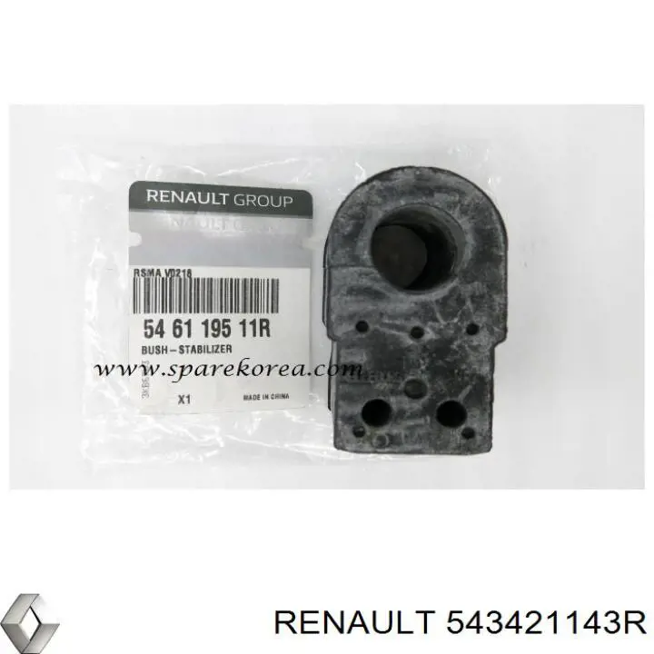Tuleja stabilizatora przedniego Renault (RVI) 543421143R cena, od 7,91 USD
