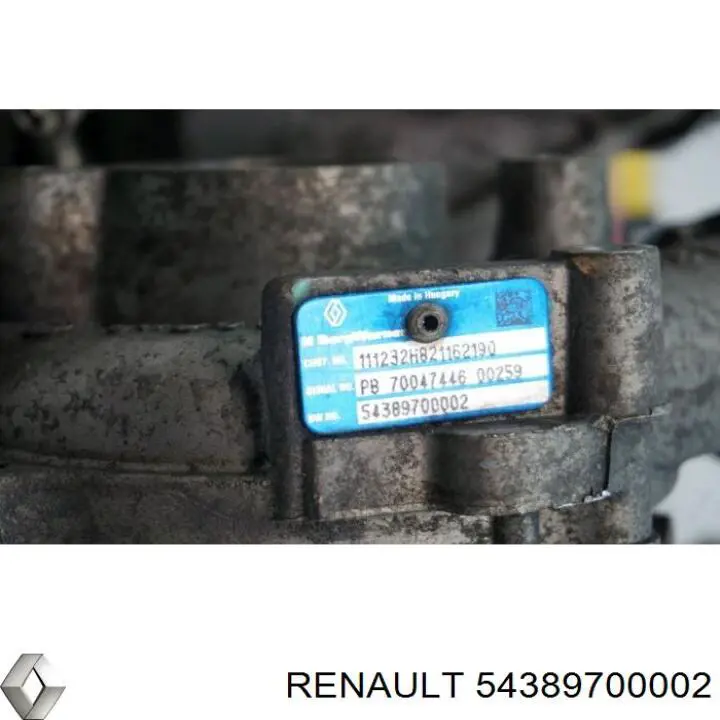 54389700002 Renault (RVI) Turbina