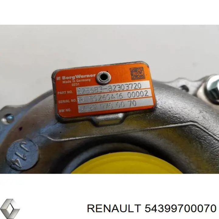 Turbina Renault (RVI) 54399700070 cena, od 312,99 USD