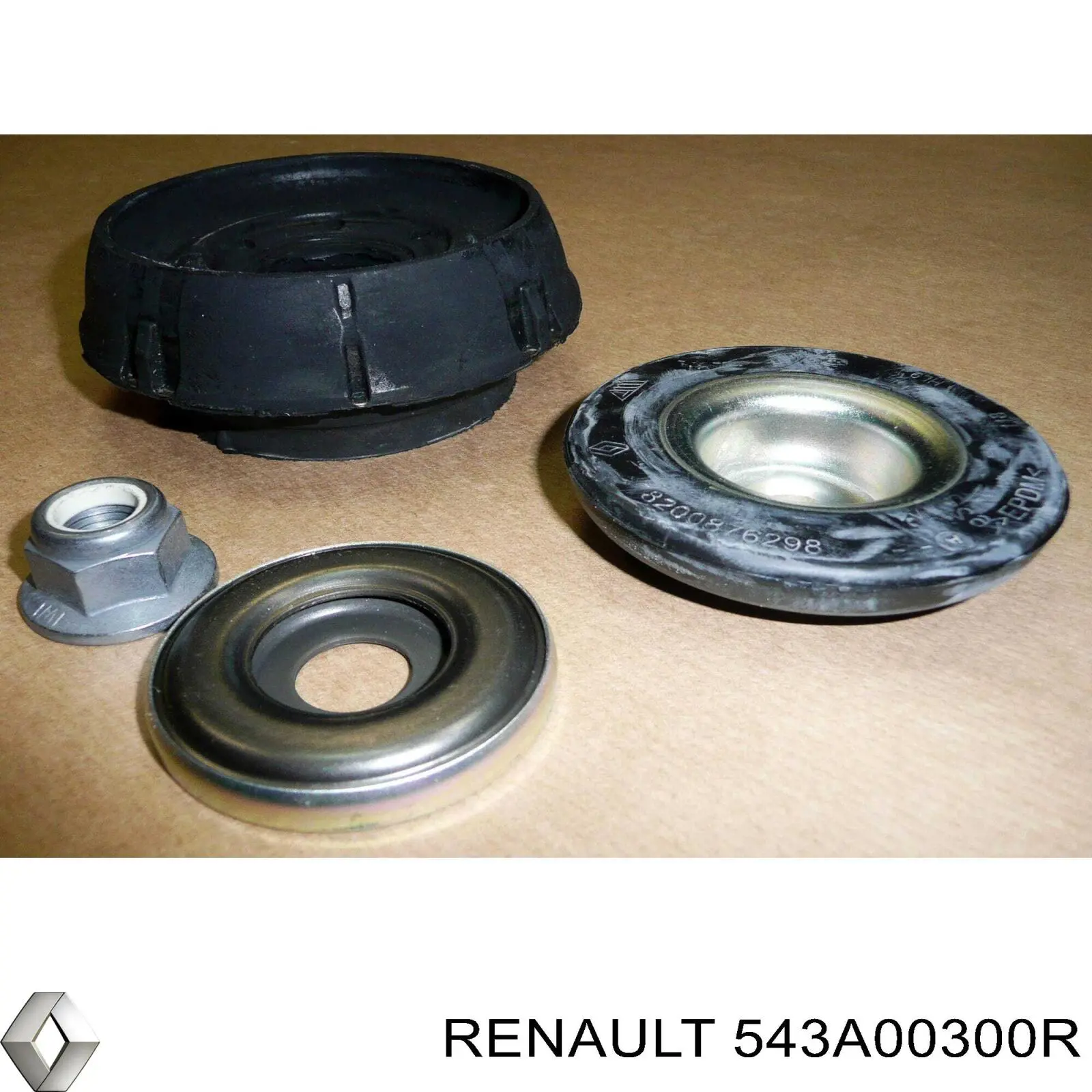 Do koszyka 543A00300R Renault (RVI) Poduszka amortyzatora przedniego