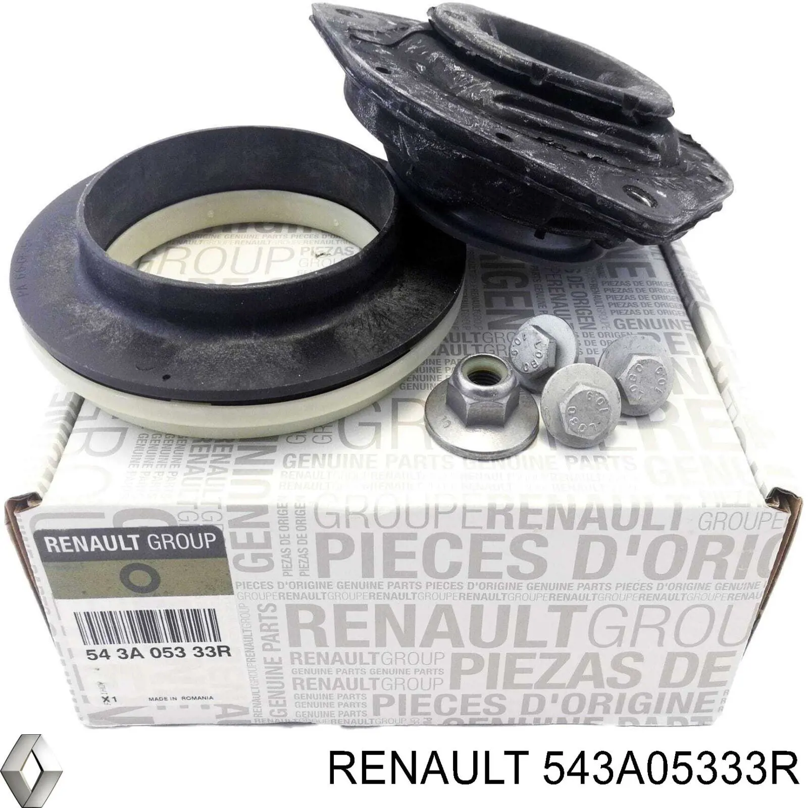 Do koszyka 543A05333R Renault (RVI) Poduszka amortyzatora przedniego