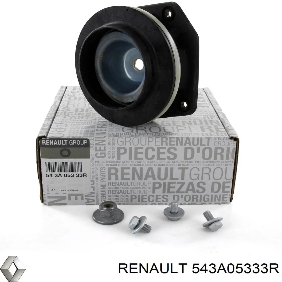 Do koszyka 543A05333R Renault (RVI) Poduszka amortyzatora przedniego