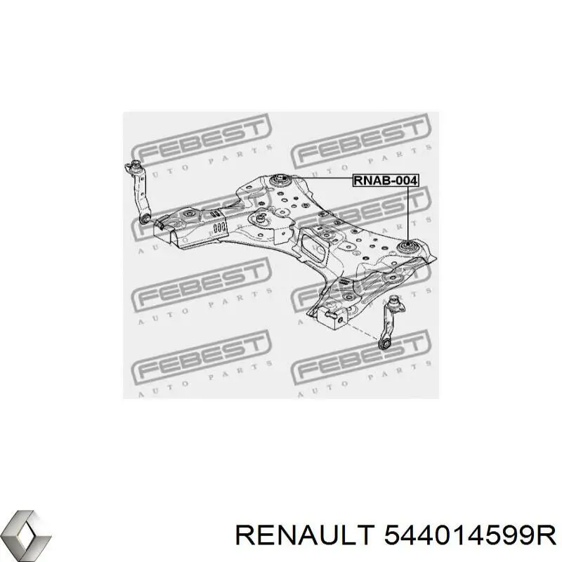 544014599R Renault (RVI) Korpus osi przedniej