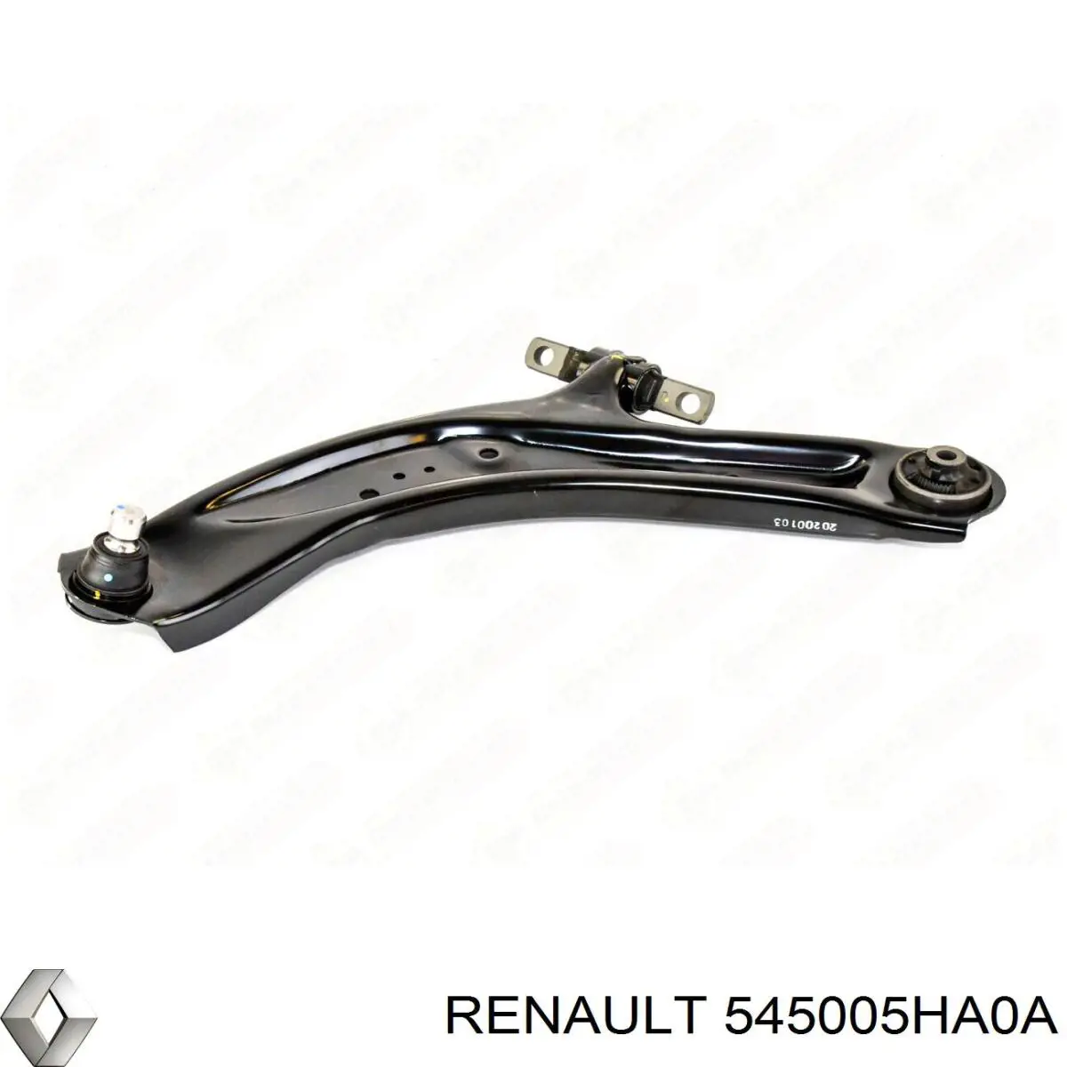 Wahacz zawieszenia przedniego dolny prawy 545005HA0A Renault (RVI)