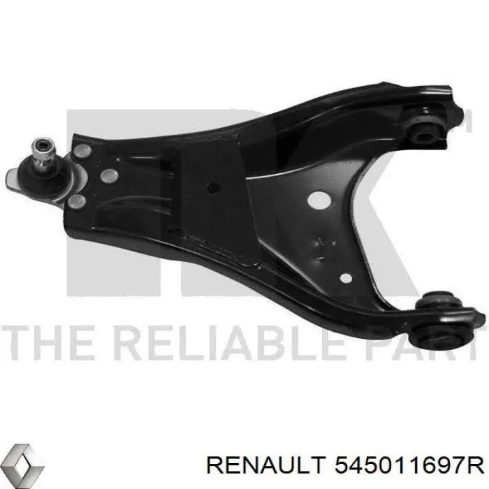 Wahacz zawieszenia przedniego dolny lewy Renault (RVI) 545011697R cena, od 48,75 USD
