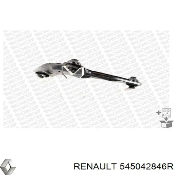 Wahacz zawieszenia przedniego dolny prawy Renault (RVI) 545042846R cena, od 74,40 USD