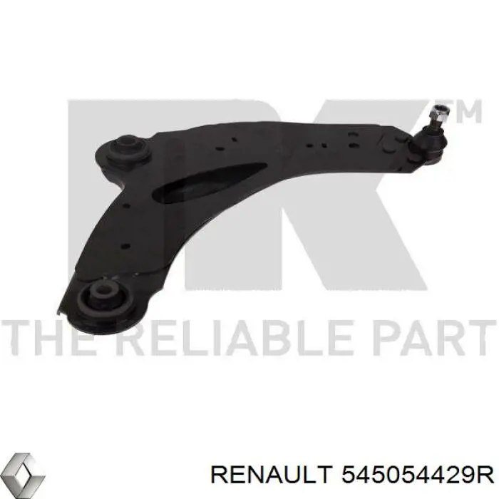 Wahacz zawieszenia przedniego dolny lewy Renault (RVI) 545054429R cena, od 71,60 USD