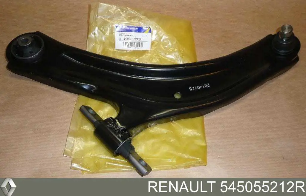Wahacz zawieszenia przedniego dolny lewy Renault (RVI) 545055212R cena, od 51,10 USD