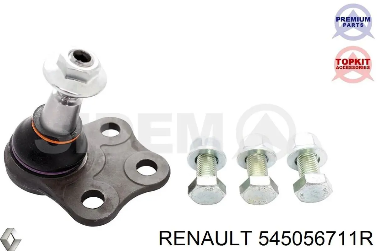 Wahacz zawieszenia tylnego dolny lewy Renault (RVI) 545056711R