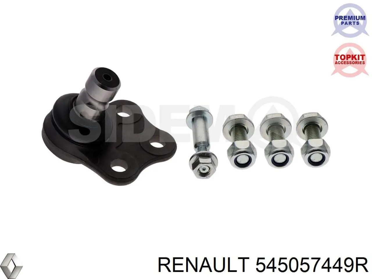 Wahacz zawieszenia przedniego dolny lewy Renault (RVI) 545057449R cena, od 69,45 USD