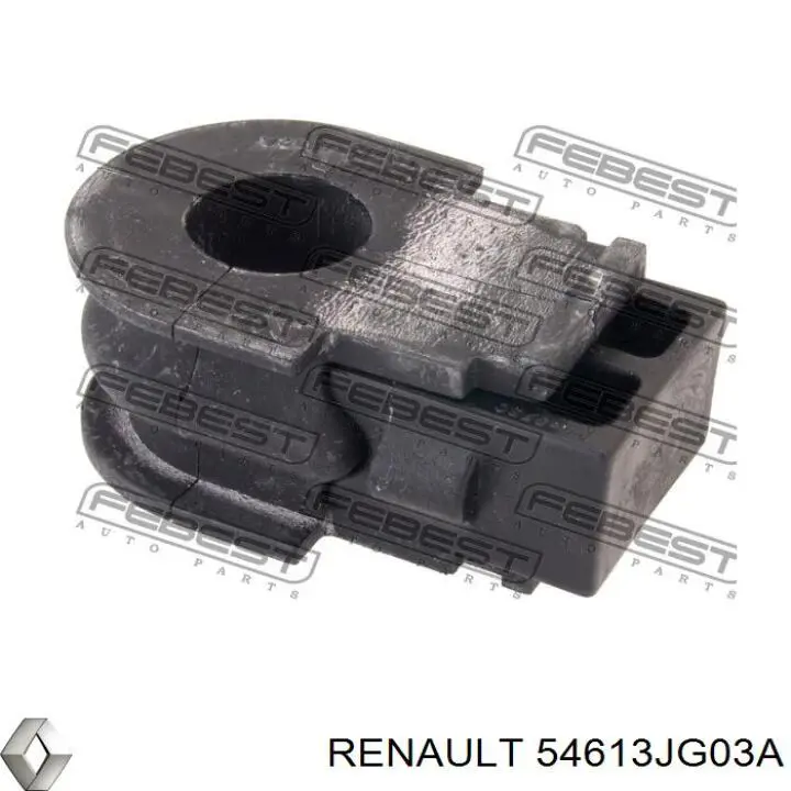 Do koszyka 54613JG03A Renault (RVI) Tuleja stabilizatora przedniego