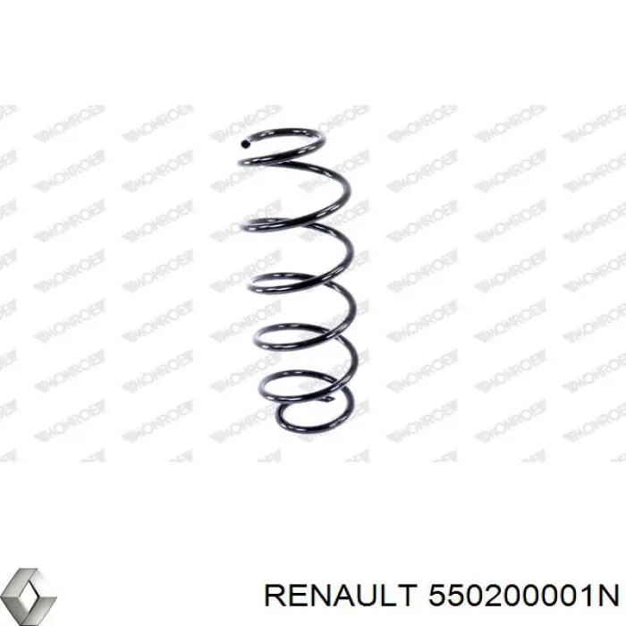 Sprężyna tylna Renault (RVI) 550200001N cena, od 25,72 USD