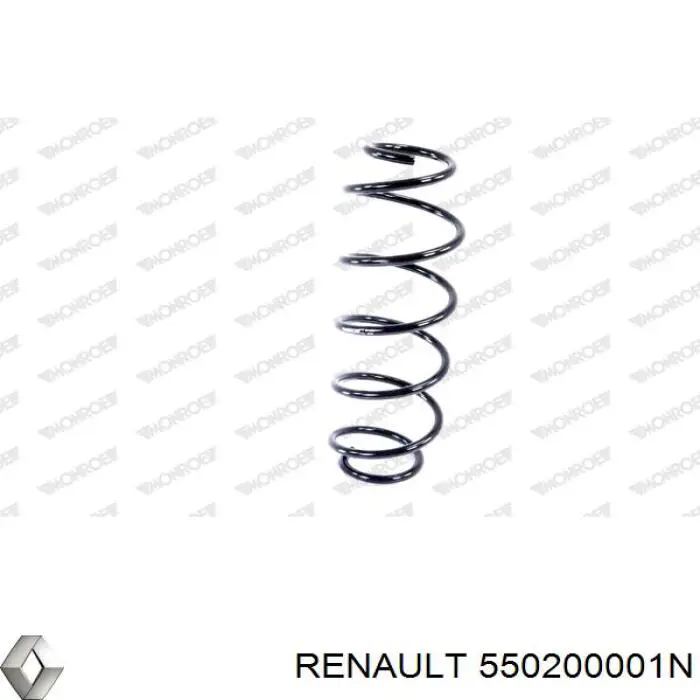 Do koszyka 550200001N Renault (RVI) Sprężyna tylna