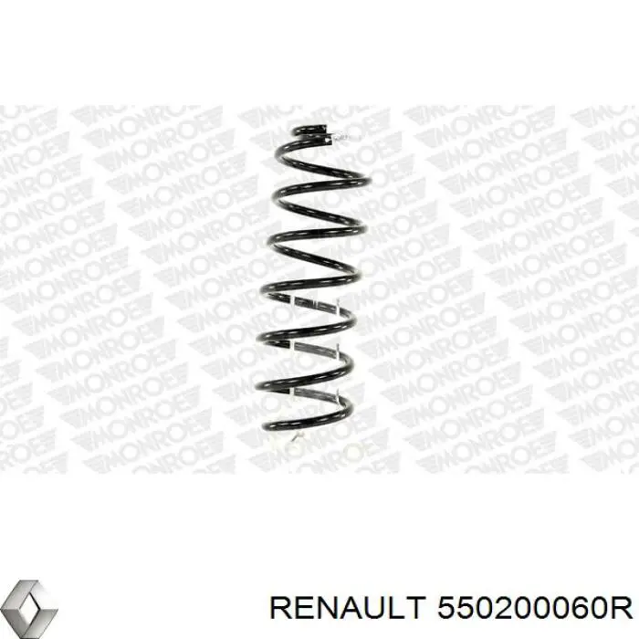 Sprężyna tylna Renault (RVI) 550200060R cena, od 32,42 USD