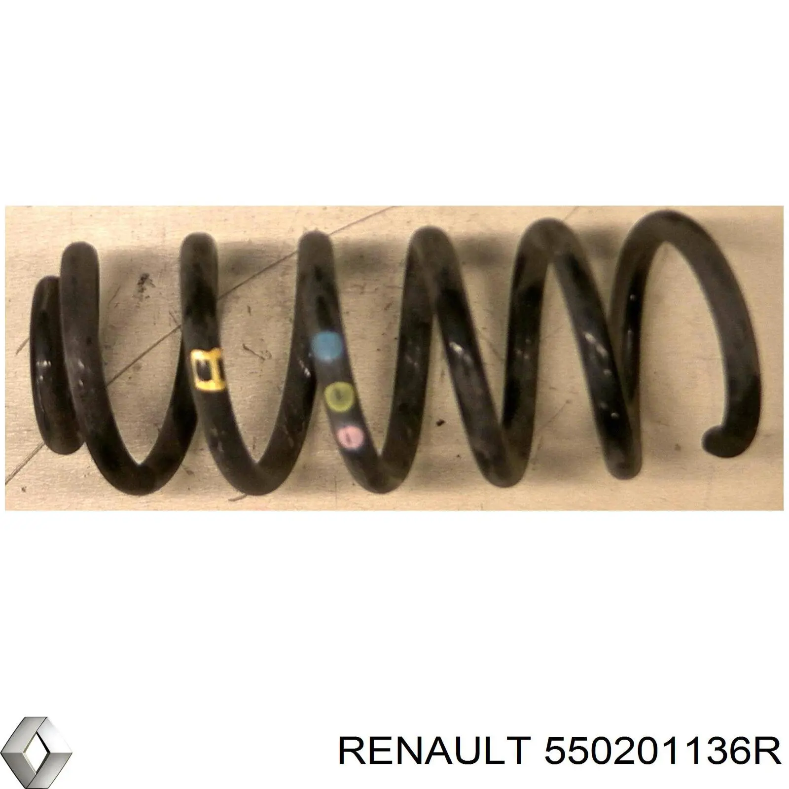 Sprężyna tylna Renault (RVI) 550201136R cena, od 42,25 USD