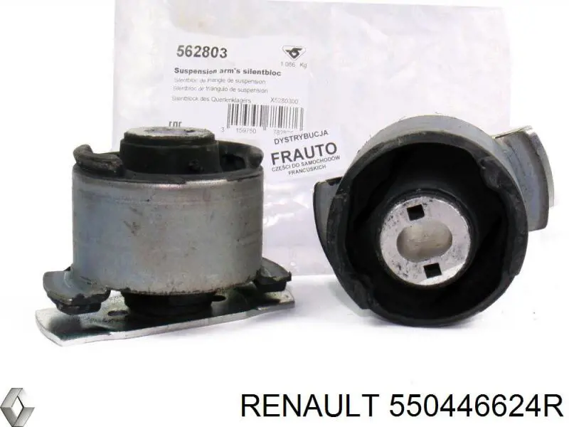 Do koszyka 550446624R Renault (RVI) Silentblock tylnej belki