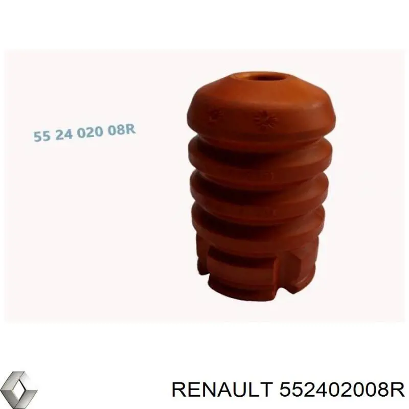 Odbój resoru tylnego Renault (RVI) 552402008R cena, od 32,98 USD