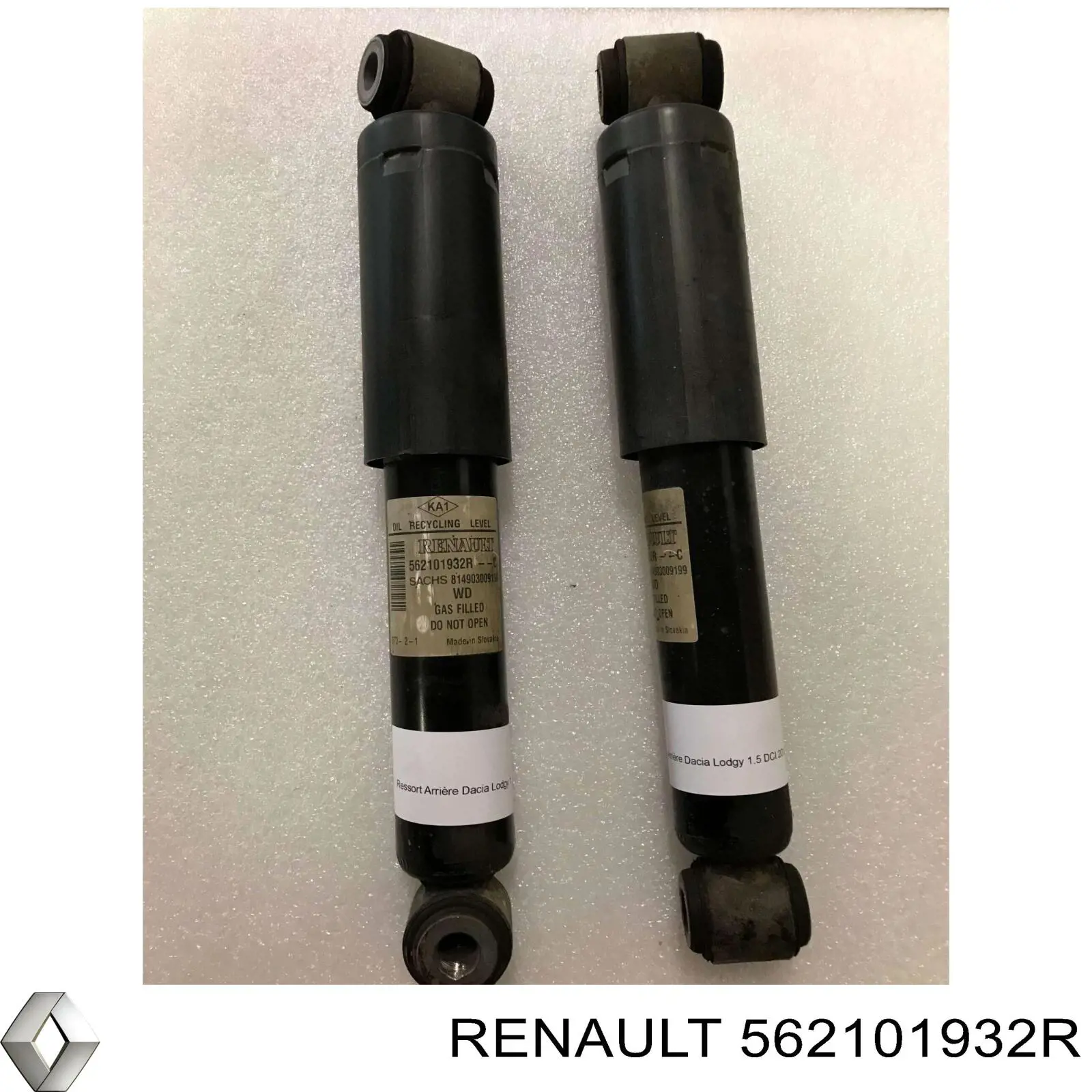 562101932R Renault (RVI) Amortyzator tylny