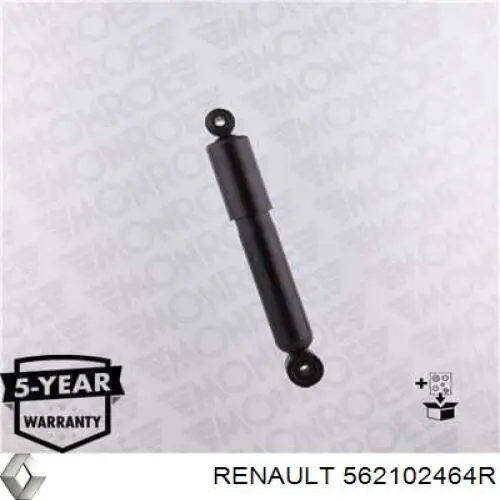 Do koszyka 562102464R Renault (RVI) Amortyzator tylny