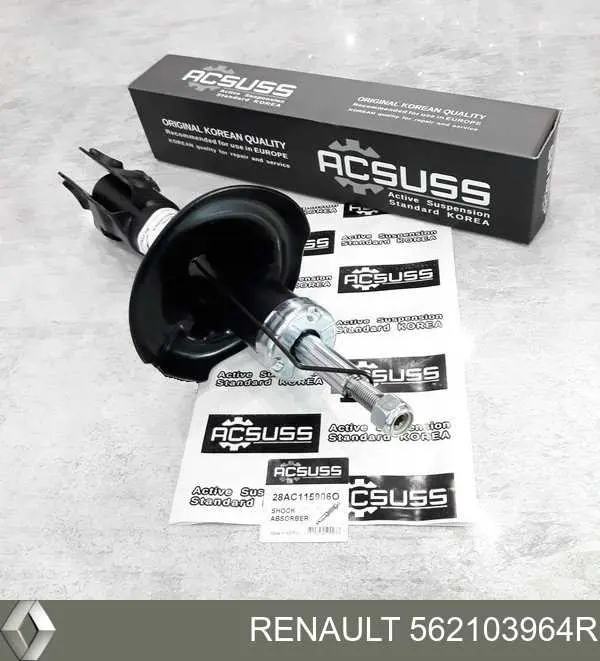 Do koszyka 562103964R Renault (RVI) Amortyzator tylny