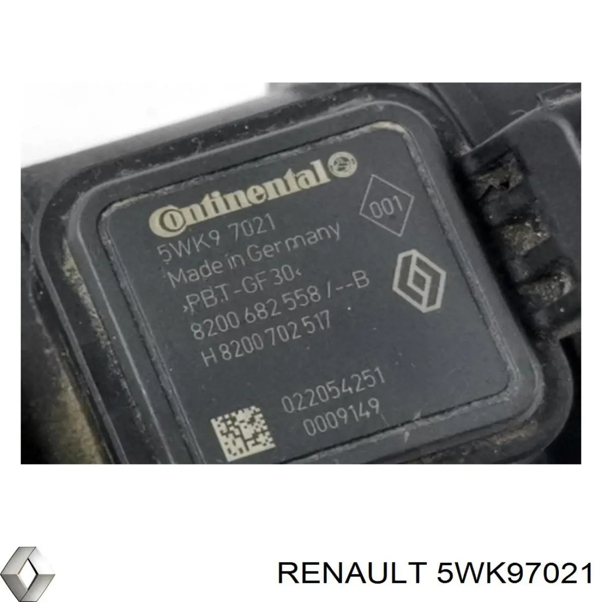 Czujnik przepływu powietrza, przepływomierz powietrza M.A.F. 5WK97021 Renault (RVI)