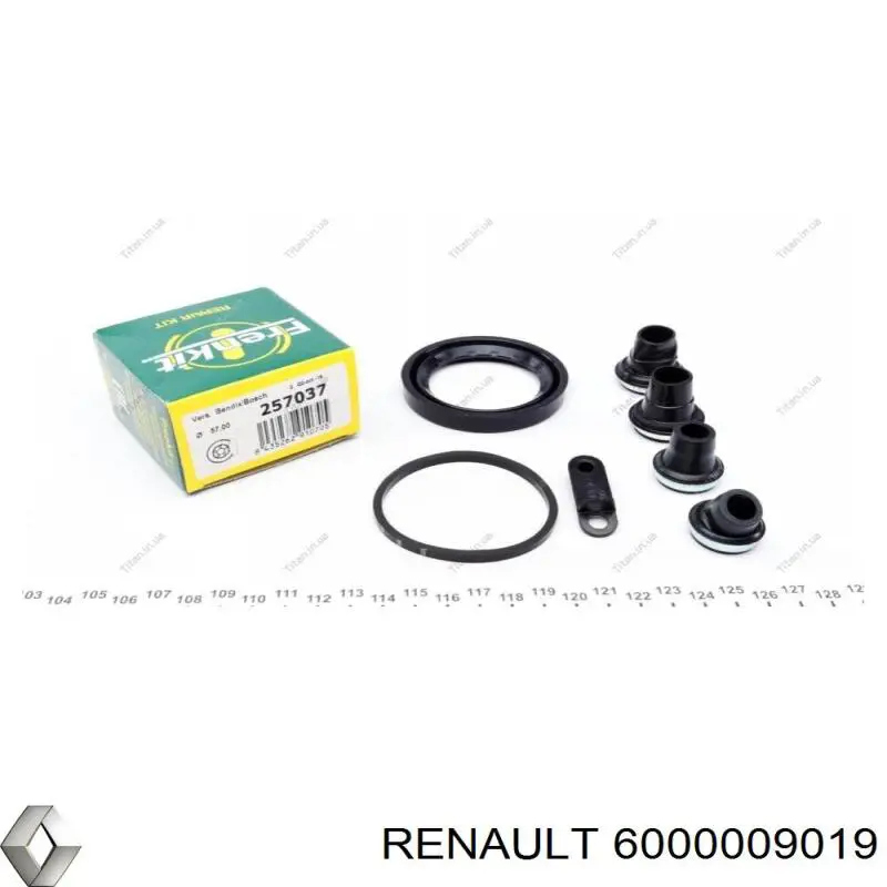 Zestaw naprawczy zacisku hamulcowego przedniego 6000009019 Renault (RVI)
