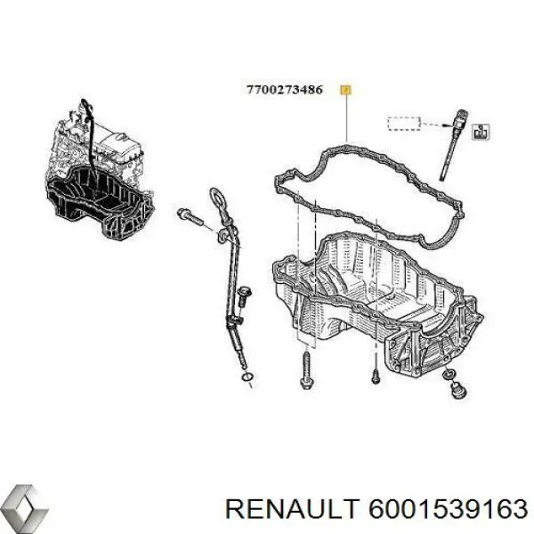 6001539163 Renault (RVI) Główny cylinder hamulców