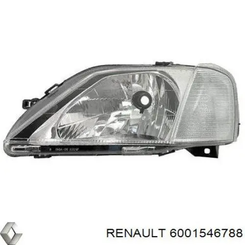 Reflektor lewy Renault (RVI) 6001546788 cena, od 71,51 USD
