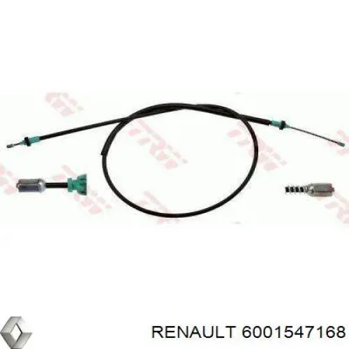 Linka hamulca ręcznego tylna prawa/lewa Renault (RVI) 6001547168 cena, od 15,59 USD