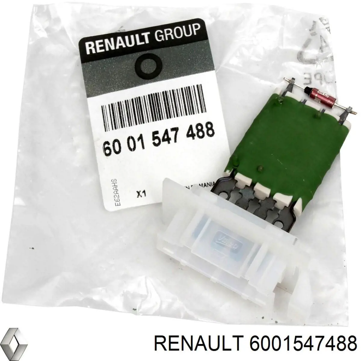 6001547488 Renault (RVI) Rezystor wentylatora nagrzewnicy (ogrzewacza kabiny)