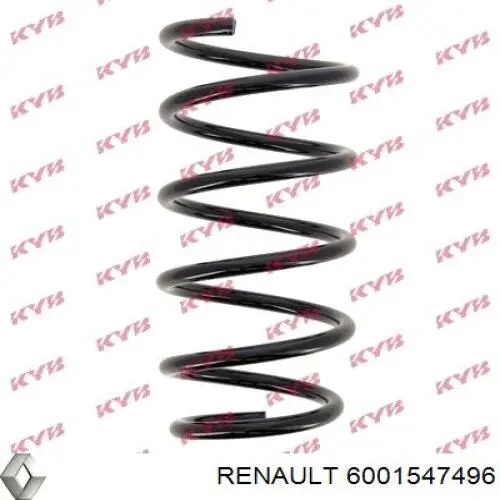 Sprężyna przednia Renault (RVI) 6001547496 cena, od 22,48 USD