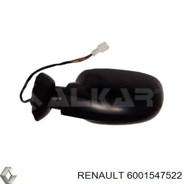 6001547522 Renault (RVI) Lusterko wsteczne lewe