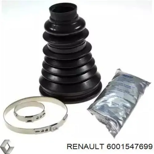 Osłona przegubu homokinetycznego półosi przedniej zewnętrzna Renault (RVI) 6001547699 cena, od 7,35 USD