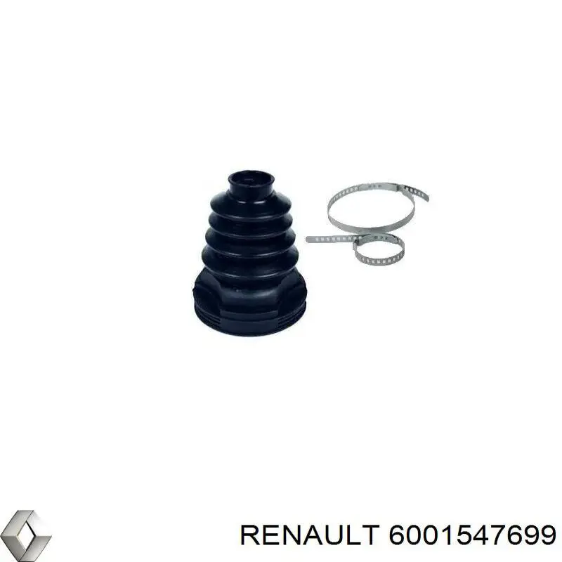 Do koszyka 6001547699 Renault (RVI) Osłona przegubu homokinetycznego półosi przedniej zewnętrzna