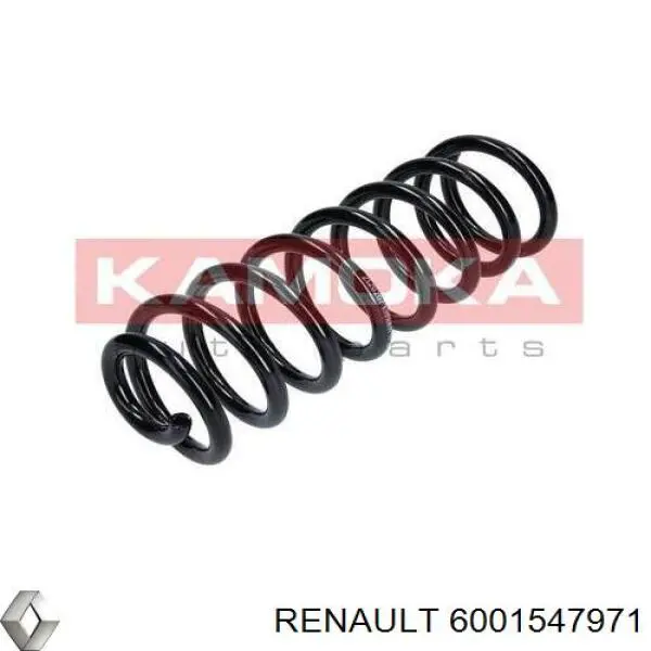 Sprężyna tylna 6001547971 Renault (RVI)