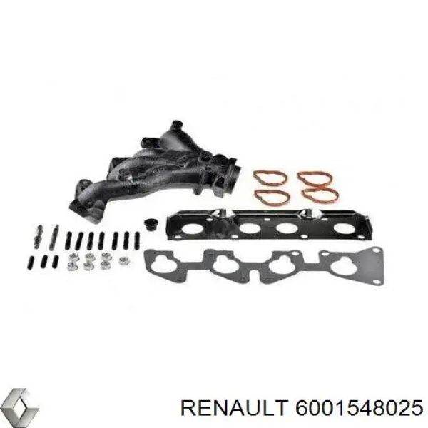 Kolektor wydechowy Renault (RVI) 6001548025