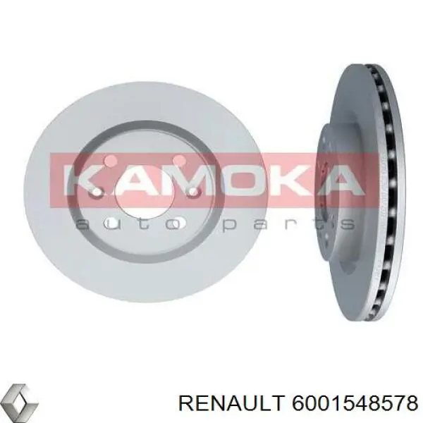 6001548578 Renault (RVI) Tarcza hamulcowa przednia