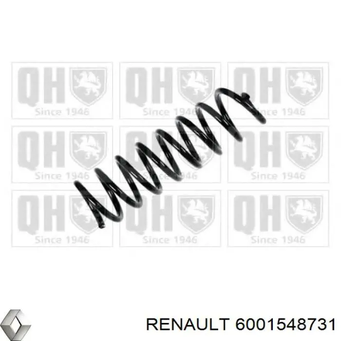 6001548731 Renault (RVI) Sprężyna tylna