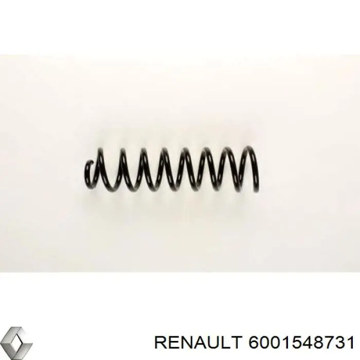 Sprężyna tylna 6001548731 Renault (RVI)
